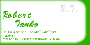 robert tanko business card